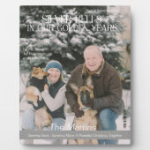 Weihnachten in der Zeitschrift Retirement Magazine Fotoplatte (Vorderseite)