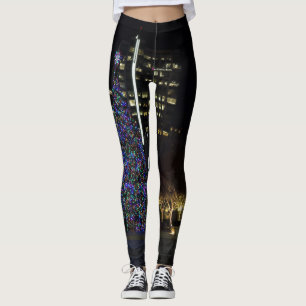 Weihnachten in Downtown Dallas Leggings
