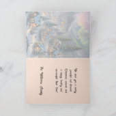 Weihnachten in einem Bergdorf, Karte (Innenseite)