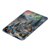 Weihnachten in einem Bergdorf, Magnet (Linke Seite)