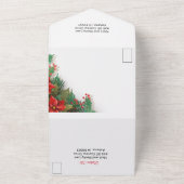 Weihnachten in einer Hochzeit Einladung (Außenbereich)