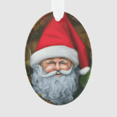 Weihnachten in einer Weihnachtsfantasiewelt Ornament (Vorderseite)