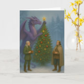 Weihnachten in Epoh Karte (Gelbe Blume)