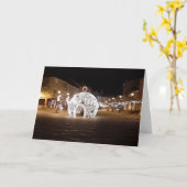 Weihnachten in Esztergom Ungarn leere Karte (Gelbe Blume)