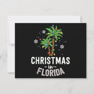 Weihnachten in Florida Deck Die Palmen Familie Va