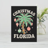 Weihnachten in Florida Palmenbaum Xmas Lichter Win (Stehend Vorderseite)