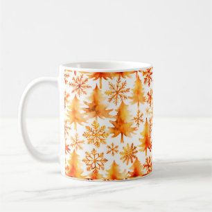 Weihnachten in Gold, goldene Kiefern und goldene S Kaffeetasse