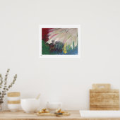 Weihnachten in Guam, Originalgemälde. Poster (Küche)