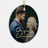  | Weihnachten in Handschrift Keramikornament (Rechts)