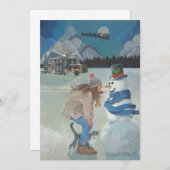 Weihnachten in Harlysville Dankeskarte (Vorne/Hinten)