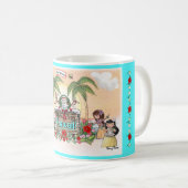 Weihnachten in Hawaii Kaffeetasse (VorderseiteRechts)