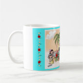 Weihnachten in Hawaii Kaffeetasse (Links)