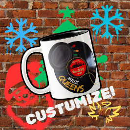 Weihnachten in Hollis Queens Zweifarbige Tasse