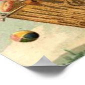 Weihnachten in Hot Air Ballon Poster (Ecke)