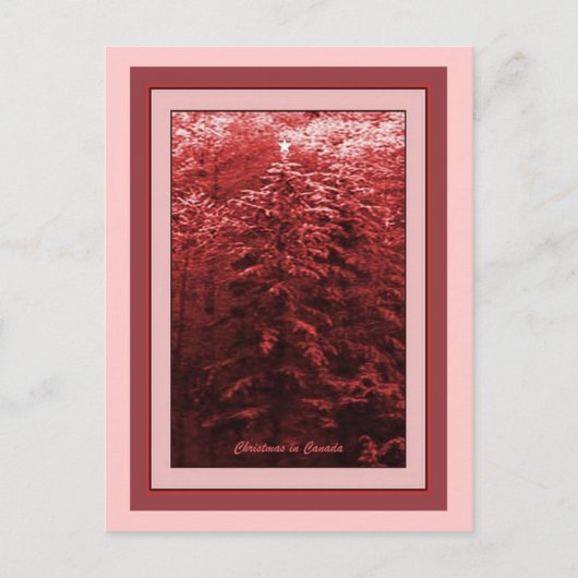Weihnachten in Kanada Rot (Vorderseite)