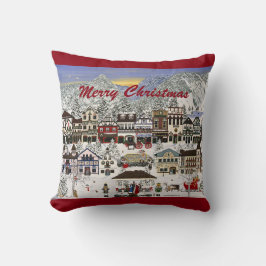 Weihnachten in Leavenworth Washington Pillow Kissen