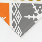 Weihnachten in mehreren Farben Fleecedecke (Ecke)