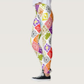 Weihnachten in mehreren Farben Leggings (Links)