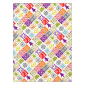 Weihnachten in mehreren Farben Tischdecke (Vorderseite)