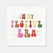 Weihnachten in meiner festlichen Ära Serviette (Vorderseite)