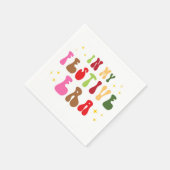 Weihnachten in meiner festlichen Ära Serviette (Ecke)