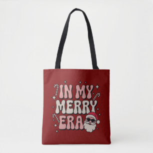 Weihnachten in meiner fröhlichen Ära Cute Groovy X Tasche