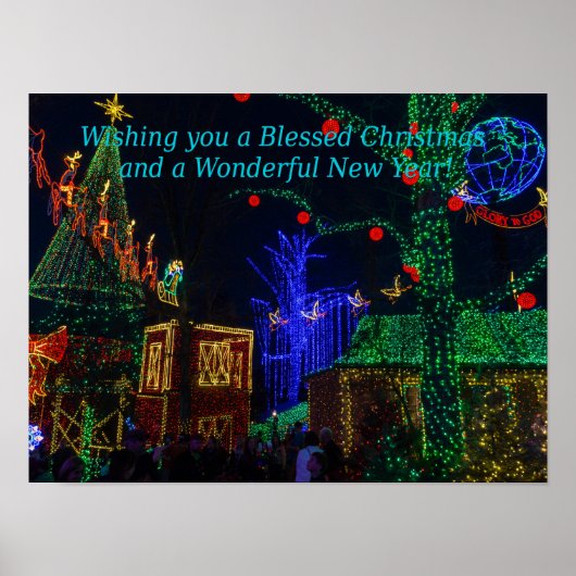 Weihnachten in Midtown - Grüße Poster (Vorne)
