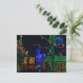 Weihnachten in Midtown Postkarte (Stehend Vorderseite)