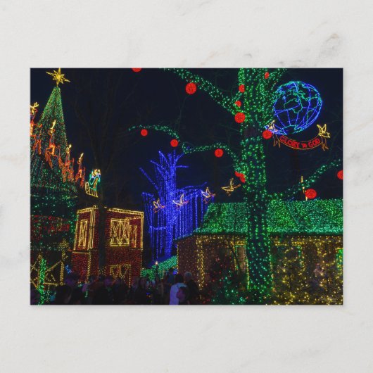 Weihnachten in Midtown Postkarte (Vorderseite)