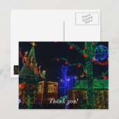 Weihnachten in Midtown Postkarte (Vorne/Hinten)