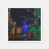 Weihnachten in Midtown Serviette (Vorderseite)