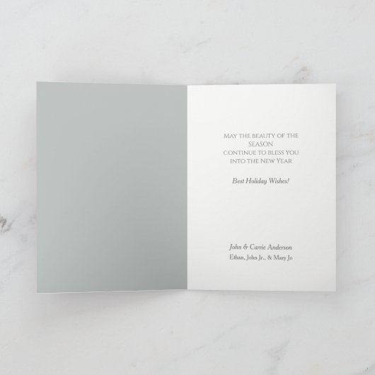 Weihnachten in Montana Landschaftliche Bergwelt (Innenseite)