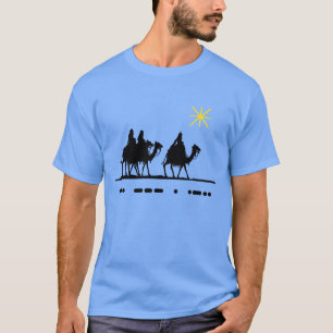 Weihnachten in Morse Code Hemd - 3 Weiße Männer T-Shirt