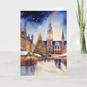 Weihnachten in München Dankeskarte (Vorderseite)