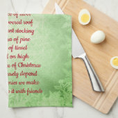 Weihnachten in Nan's House Kitchen Handtücher (Viertel Falte)