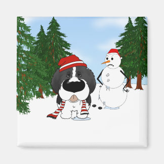 Weihnachten in Neufundland Magnet