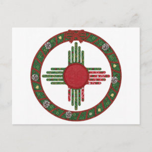 Weihnachten in New Mexico Einladungspostkarte