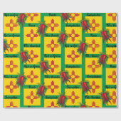 Weihnachten in New Mexico riecht nach dem Enchilad Geschenkpapier (Flach)