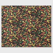 Weihnachten in New Mexico riecht nach dem Enchilad Geschenkpapier (Flach)