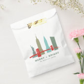 Weihnachten in New York, Architecture Skyline Geschenktütchen (Versiegelt)