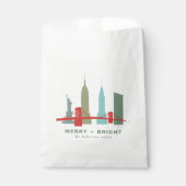 Weihnachten in New York, Architecture Skyline Geschenktütchen (Vorderseite)