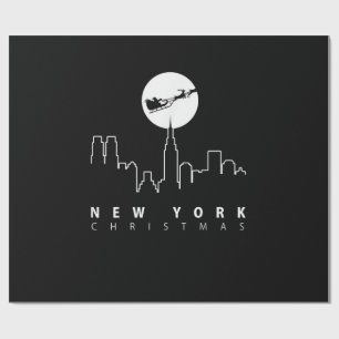 Weihnachten in New York City Geschenkpapier
