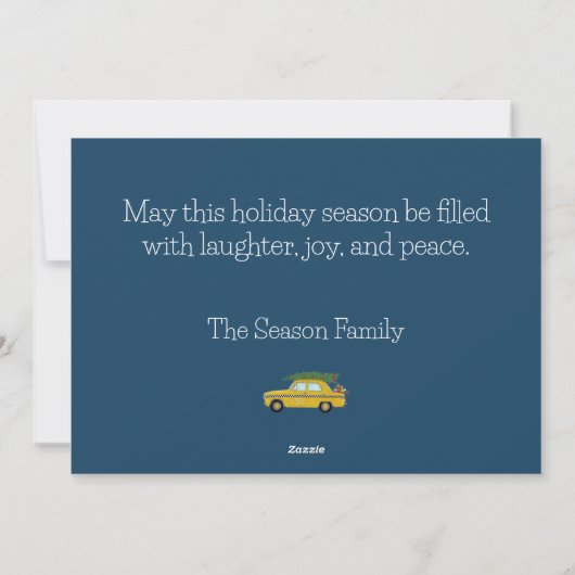 Weihnachten in New York City individuell anpassbar (Rückseite)