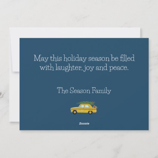 Weihnachten in New York City individuell anpassbar (Rückseite)