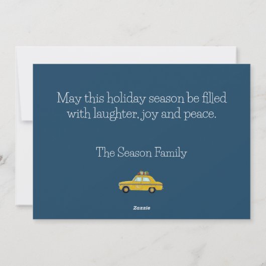 Weihnachten in New York City individuell anpassbar (Rückseite)