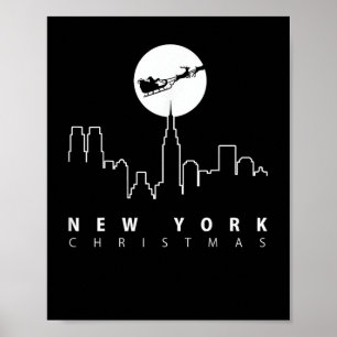 Weihnachten in New York City Poster