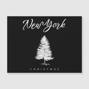 Weihnachten in New York Magnetkarte