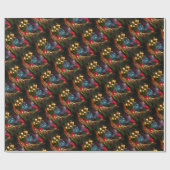 Weihnachten in New York Window Display Geschenkpapier (Flach)