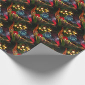 Weihnachten in New York Window Display Geschenkpapier (Ecke)