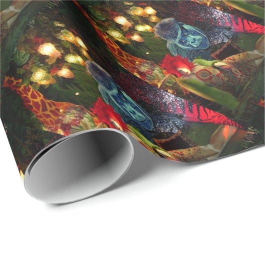 Weihnachten in New York Window Display Geschenkpapier (Rolleneckpunkt)